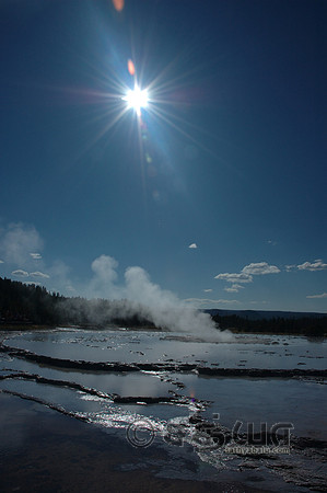 Scenery - Sundown @ Great Fountain Geyser