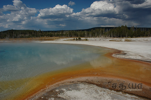 Black Sand Basin - Sunset Lake