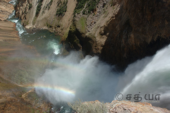 Grand Canyon of the Yellowstone - Lower Falls Brink
