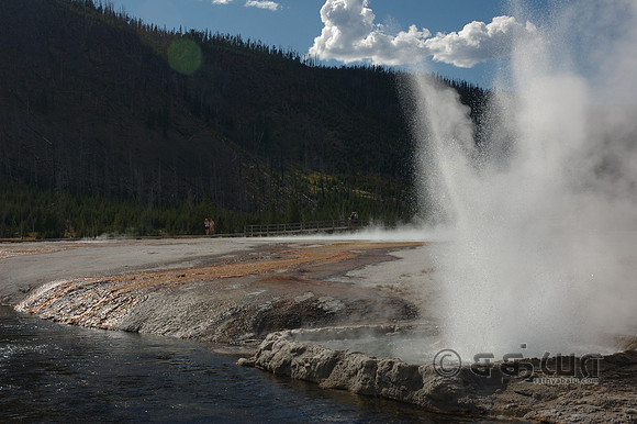 Black Sand Basin - Cliff Geyser