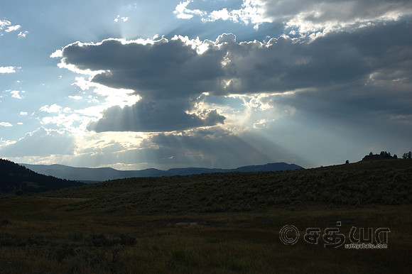 Sunray @Evening clouds