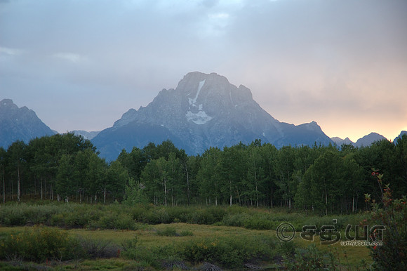 Scenery - Sunset @ Grand Teton Range