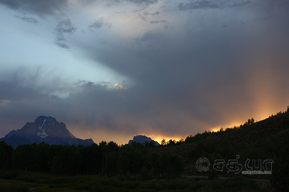 Scenery - Teton Range Landscape @ Sunset