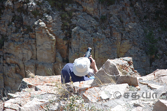 Scenery - Photographer at Yellowstone