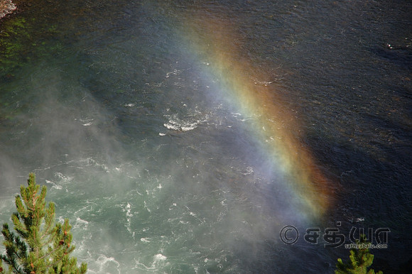 Scenery - Rainbow @ Grand Canyon of Yellowstone - Upper Falls
