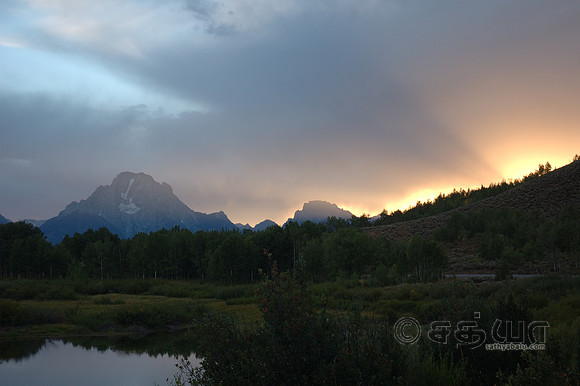 Scenery - Sunset @ Grand Teton