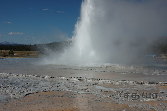 Great Fountain Geyser @ Firehole Lake Drive