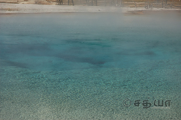 Black Sand Basin - Sunset Lake Close-up