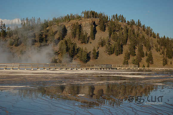 Scenery - Hill near Midway Geyser Basin