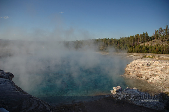 Midway Geyser Basin - Excelsior Geyser