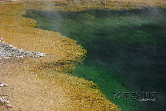 Black Sand Basin - Emerald Pool Close-up